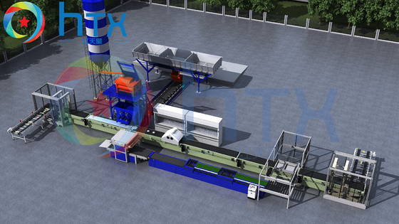 Máquina de transferencia de lanzamiento mojada concreta automática de la plataforma del graduador