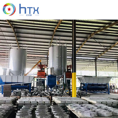 Máquina de fabricación de piedra cultivada exterior automática Cemento de hormigón