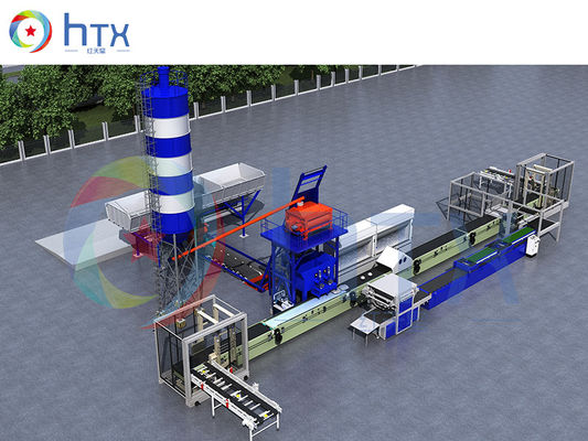Máquina de fabricación de piedra cultivada exterior automática Cemento de hormigón