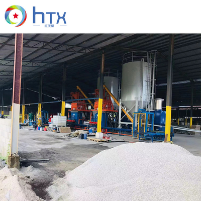 Máquina dosificadora húmeda de fundición de hormigón Línea de producción de piedra de alimentación exterior de casa de piedra cultivada