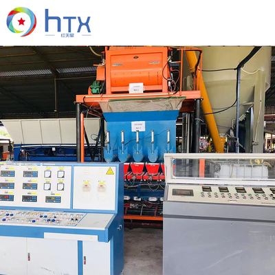 Línea de producción de losas de cuarzo de muro de hormigón prefabricado Máquina de fabricación de piedra artificial