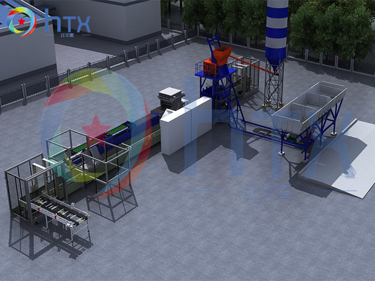 Máquina mojada del graduador de muro de cemento del panel de la máquina de la planta artificial de la construcción