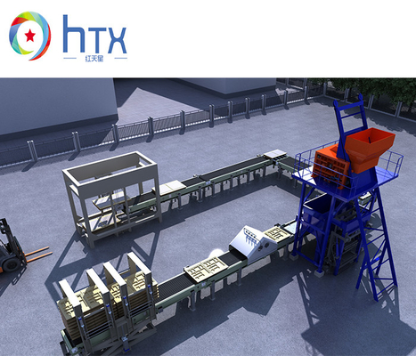Cadena de producción de dosificación concreta completamente automática de máquina con Demoulding