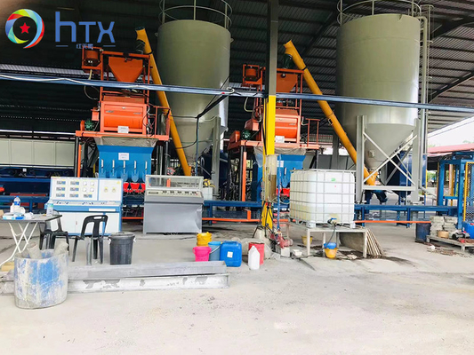 Cadena de producción prefabricada del panel de pared 3D máquina de bastidor concreta de la chapa de piedra artificial