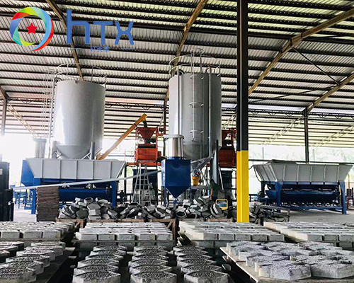 Cadena de producción plástica echada mojada de la pavimentadora de la maquinaria del poder más elevado control del PLC de 7000*1000*1800m m