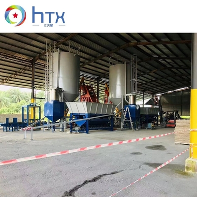 cadena de producción de piedra de la chapa de la capacidad de producción 1000 -1500m2 maquinaria echada mojada de 220V