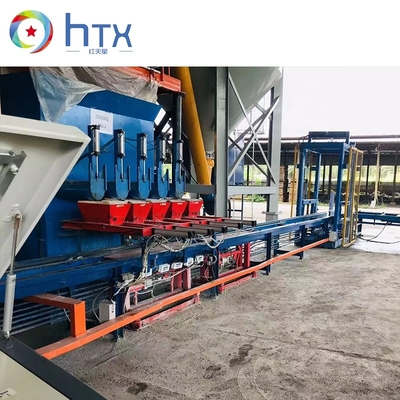 Automático 37,6KW de hormigón fundición máquina de dosificación húmeda línea de producción de piedra de chapa