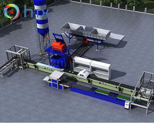 Sistema de dosificación de hormigón Máquina de fabricación de piedra artificial con múltiples funciones