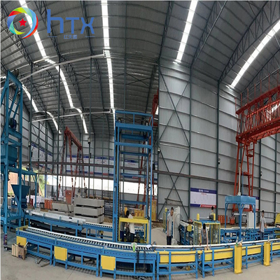 Sistema de dosificación de hormigón Línea de producción de paneles de pared Producción eficiente de piedra artificial