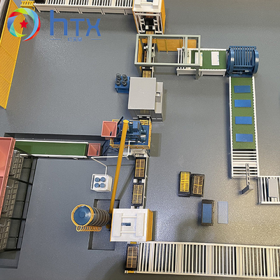 Línea de producción de paneles de pared de sistema de dosificación de hormigón con modo de operación automático