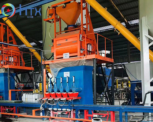 Línea de producción de paneles de pared de piedra artificial Máquinas de fundición húmeda