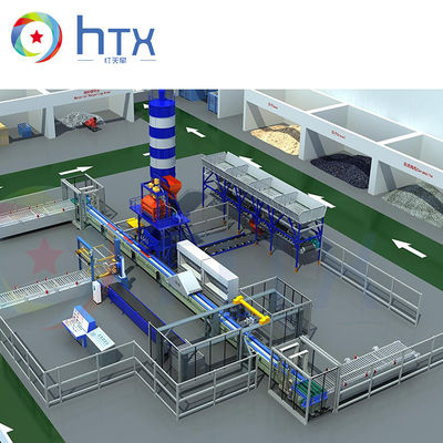 Línea de producción de paneles de pared eficientes para aplicaciones interiores y exteriores