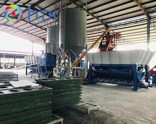 Maquinaria de fundición húmeda solución perfecta para la producción de hormigón a gran escala