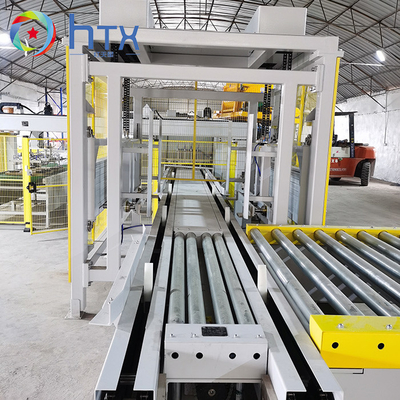 Sistema de control automático de PLC Línea de producción de piedra de chapa máquina de llenado de bloques de retención de concreto
