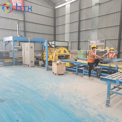 Línea de producción de piedra de chapa de hormigón de dosificación eficiente para maquinaria de fundición húmeda