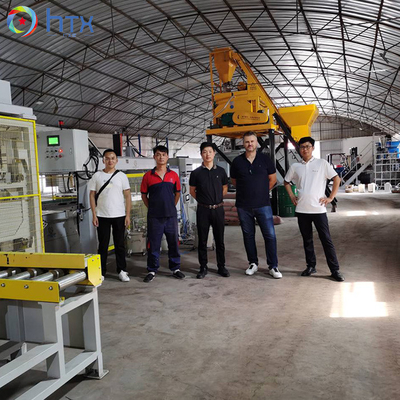 Línea de producción de piedra de chapa de alta productividad Control avanzado de PLC
