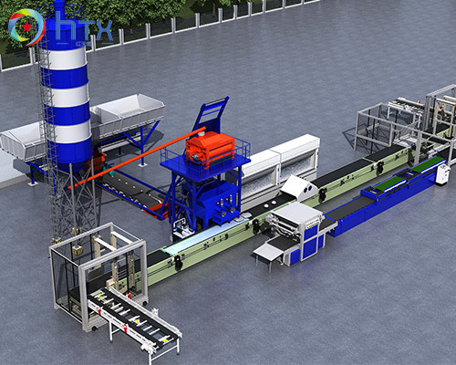 Máquina automática para pavimentar bloques de hormigón Máquina de fundición de hormigón