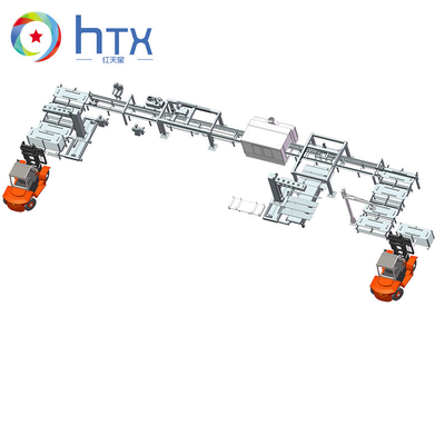 Nueva línea de producción automática de pavimentadores de hormigón