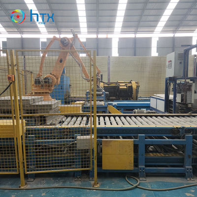 Línea de producción de paneles de cercas totalmente automática Máquina de fabricación de piedra artificial