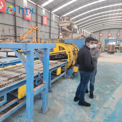 Máquina de fabricación de paneles de cercas de la línea de producción de azulejos de techo de pizarra de concreto
