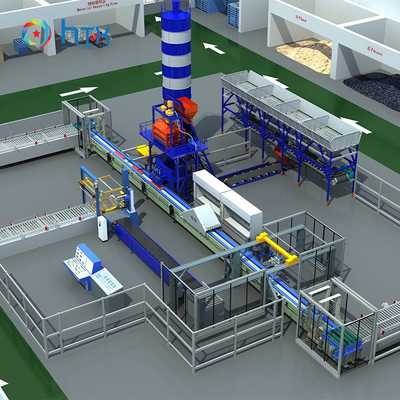 Máquina de acera de alta capacidad para la producción de piedra artificial