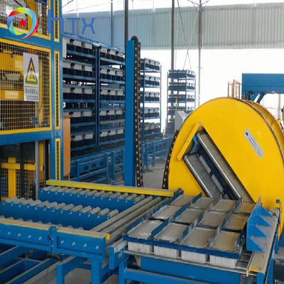 Línea de producción de bloques de hormigón que sostienen las paredes Máquina de fabricación de piedra artificial