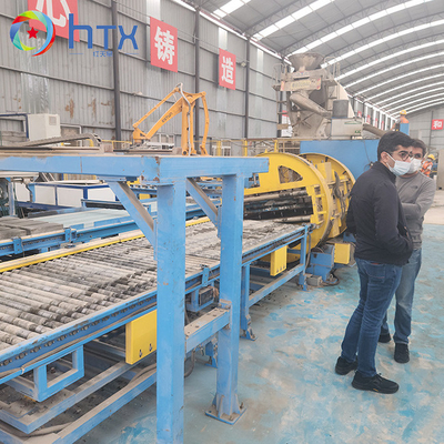 Máquina para hacer paredes de contención de colchón de hormigón