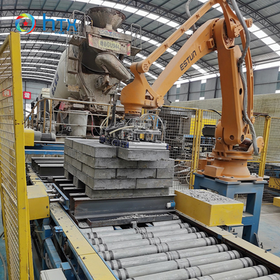 Máquina para la fabricación de paredes de cemento de tramo de piedra artificial