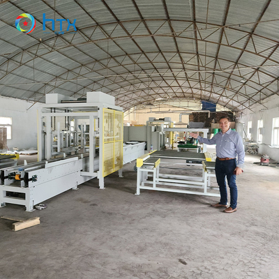 Máquina para la fabricación de paredes de cemento de tramo de piedra artificial