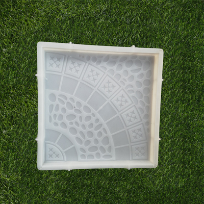 El entrelazar del camino teja el tamaño plástico de goma del molde los 25*25*4.5cm de la pavimentadora