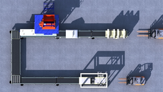 Cadena de producción de piedra artificial de dosificación concreta automática de la máquina 12.7KW