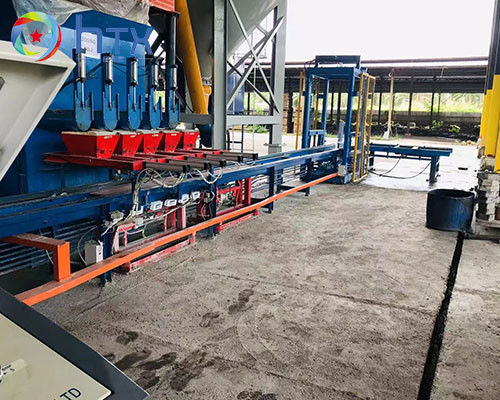Bloque de la pavimentadora del PLC Full Auto que hace la máquina para la línea de productos de piedra artificial