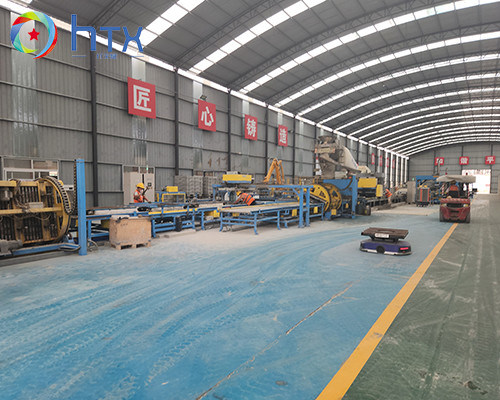 Línea de producción de paneles de pared eficientes para aplicaciones interiores y exteriores